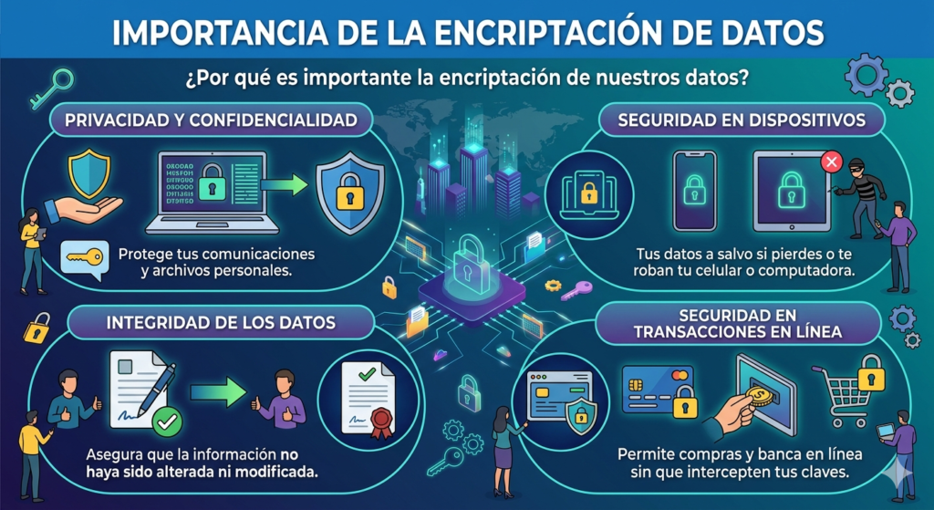 ¿Por qué es importante la encriptación de nuestros datos?